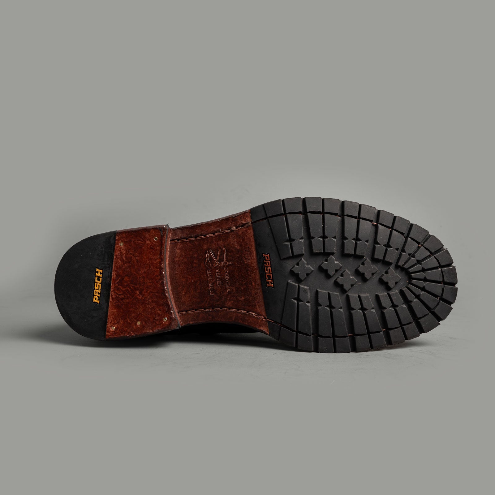 Washed Leather Chelsea Boots Mahogany