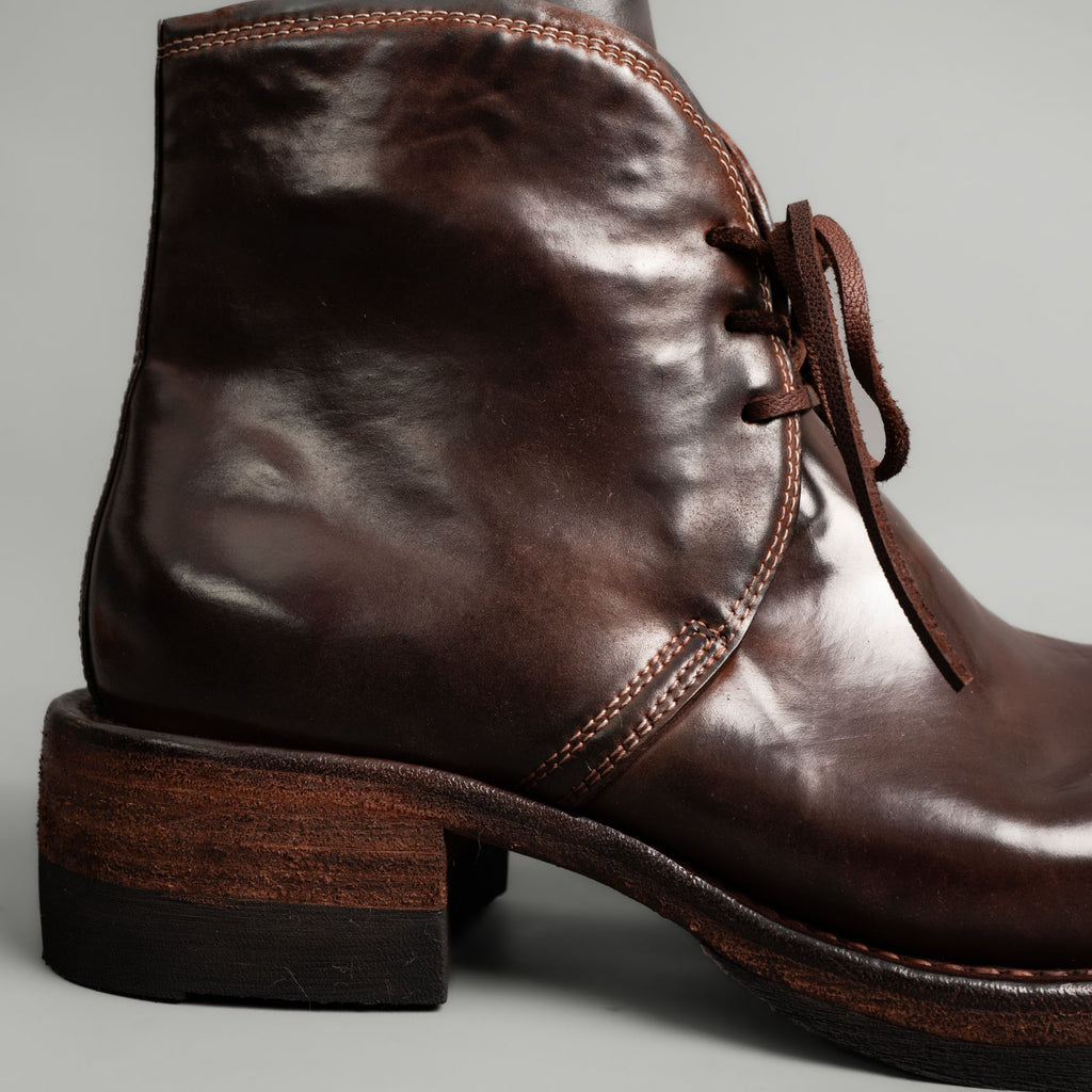 Washed Shell Cordovan Cap Toe Boots