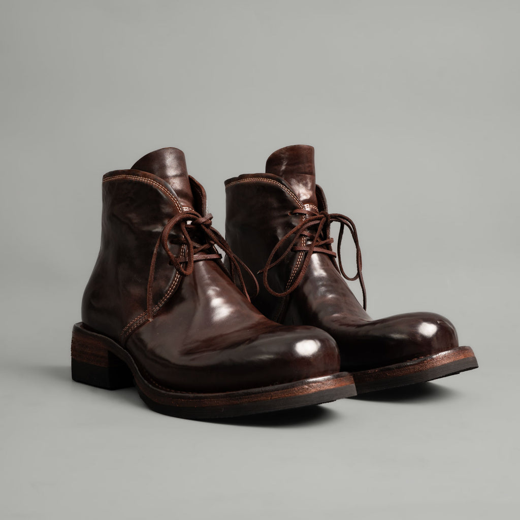 Washed Shell Cordovan Cap Toe Boots