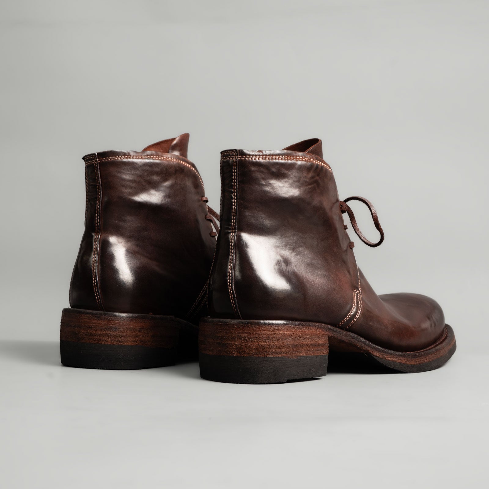 Washed Shell Cordovan Cap Toe Boots