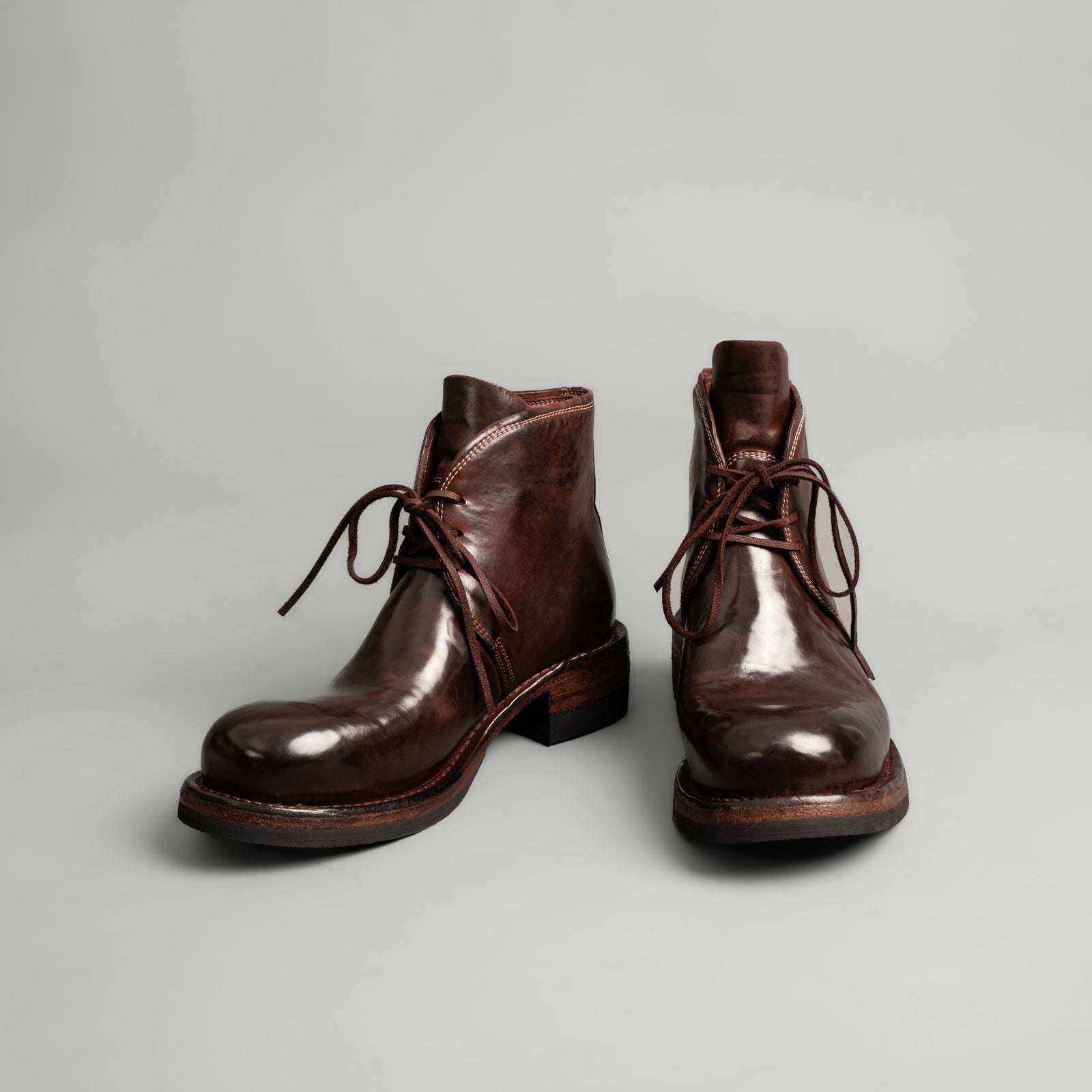 Washed Shell Cordovan Cap Toe Boots