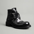 Washed Shell Cordovan Chelsea Boots Black