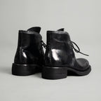 Washed Shell Cordovan Chelsea Boots Black