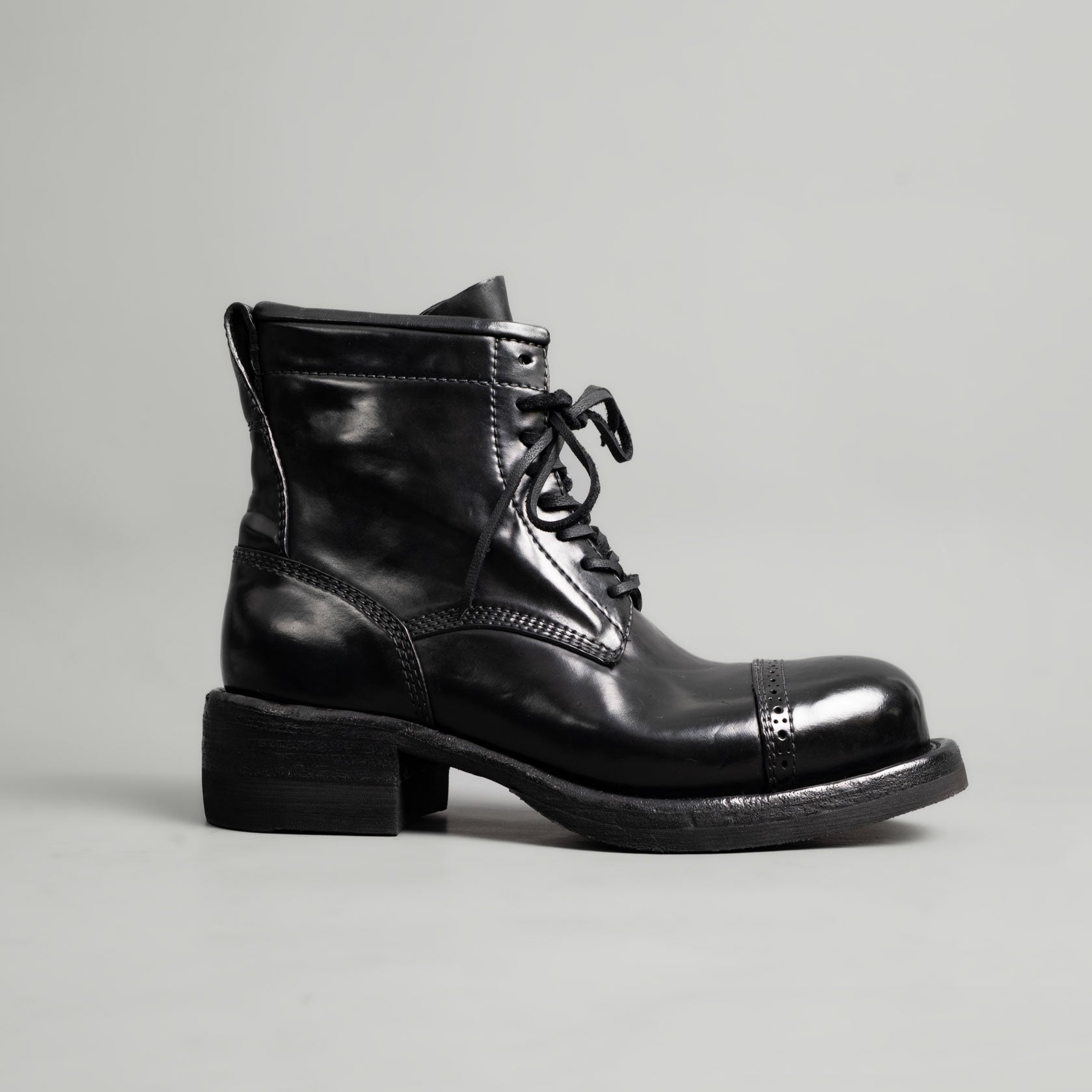 Brogue Cap Toe Cordovan Boots