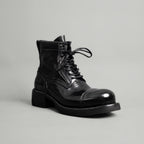 Brogue Cap Toe Cordovan Boots