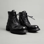 Brogue Cap Toe Cordovan Boots