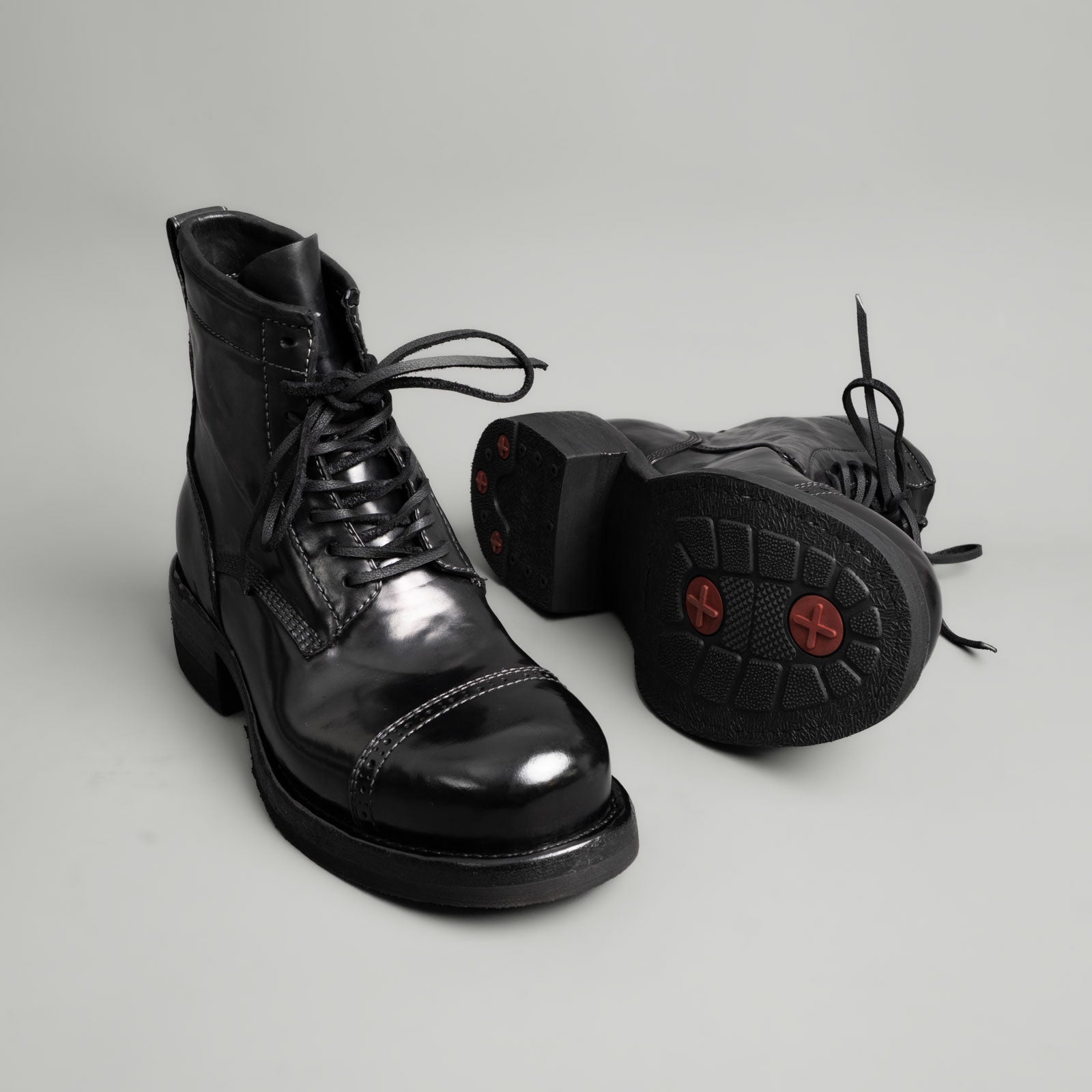 Brogue Cap Toe Cordovan Boots
