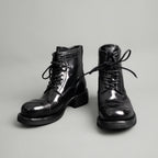 Brogue Cap Toe Cordovan Boots