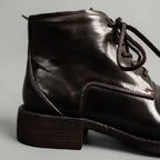 Washed Cordovan High-Top Chukka