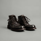 Washed Cordovan High-Top Chukka