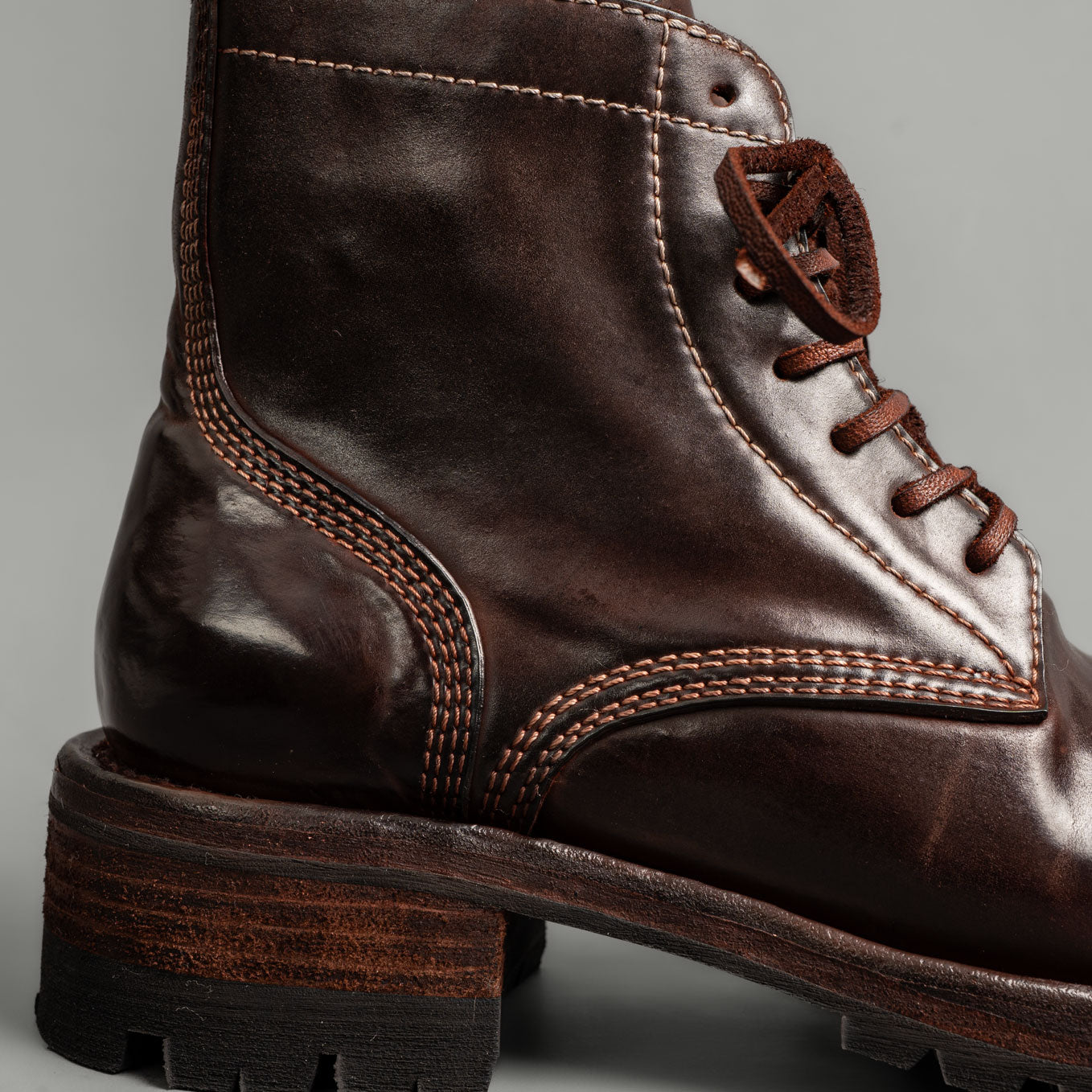 Washed Shell Cordovan Vibram Boots